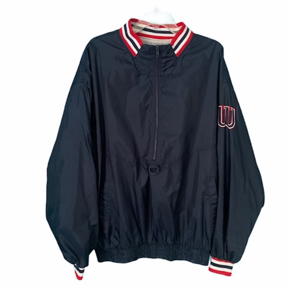 Wilson Outerwear Half-Zip Pullover Windbreaker Xl - image 1